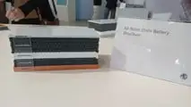 A estrutura da bateria de estado sólido planejada
