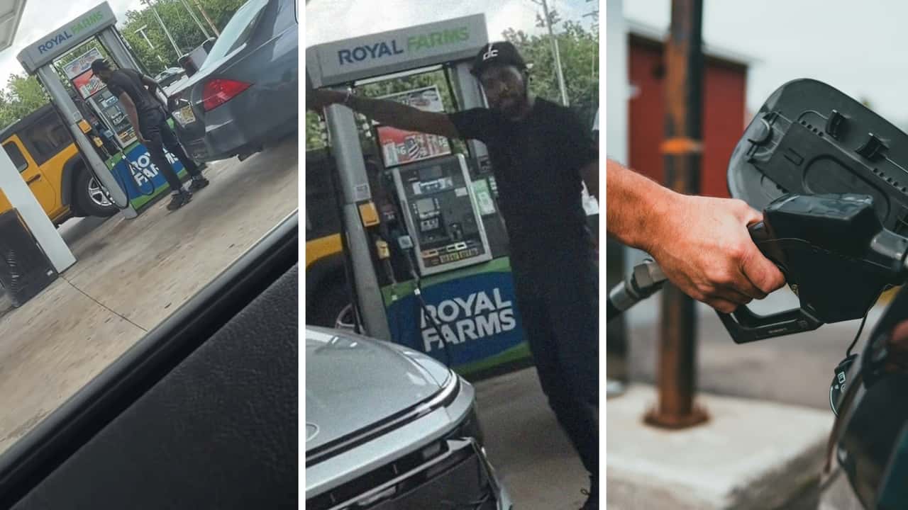 Man Leaves Pump Unattended At Royal Farms. Then He Catches Another Man Doing Something Shocking