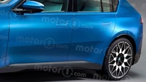 BMW Serie 1 (2028), il render di Motor1.com