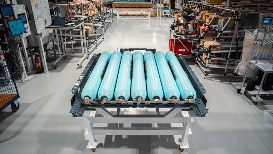 Der neue Wasserstofftank des BMW iX5 Hydrogen im Detail