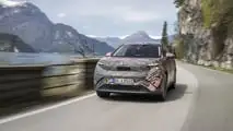 Skoda Peaq (getarnt) bei Prototypentests