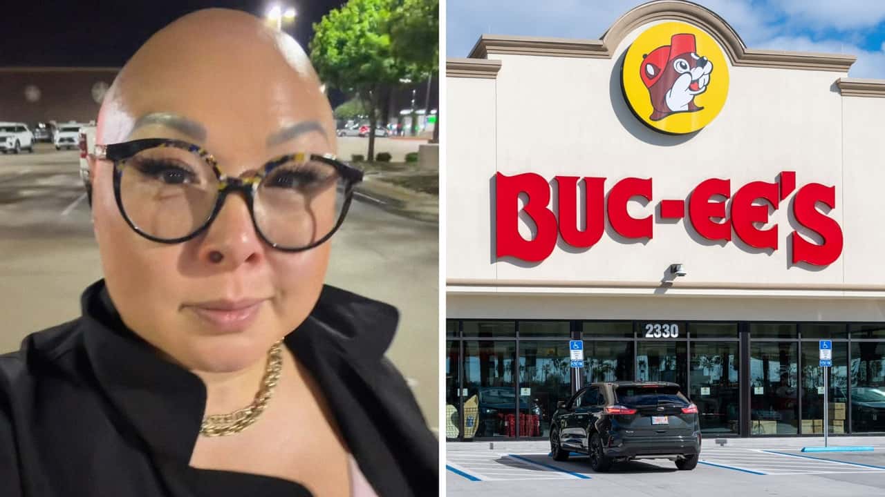 Woman goes to Buc-ees to charge her Rivian. Then she notices they only have Tesla chargers
