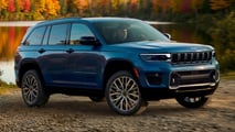 2027 Jeep Grand Cherokee Overland Front 3/4