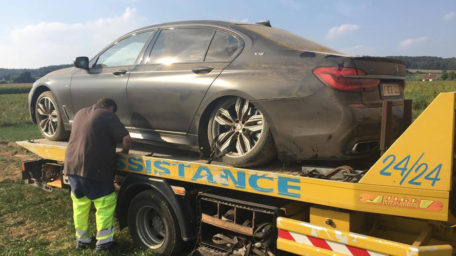 BMW M760Li Crash