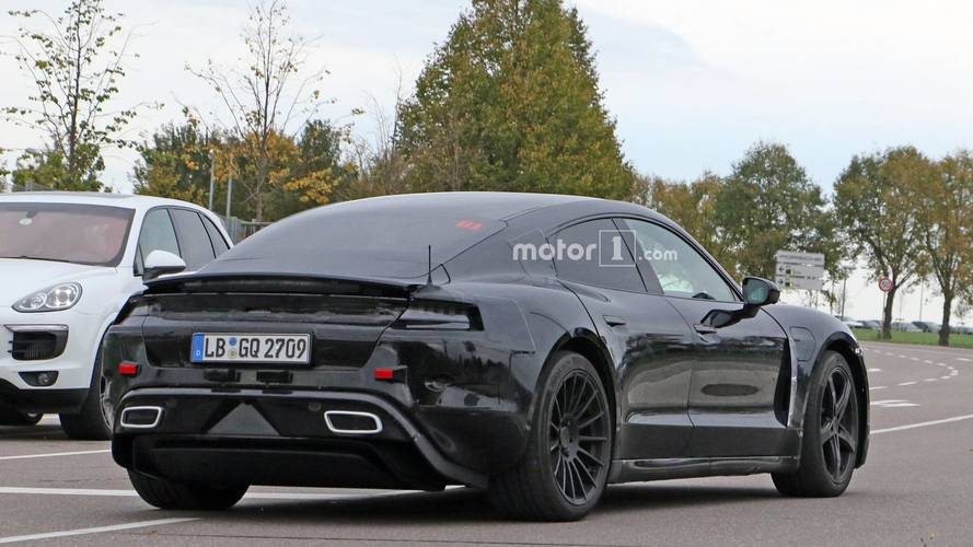2020 Porsche Mission E spy photo