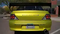 Paul Walker's Mitsubishi Evo from 2 Fast 2 Furious