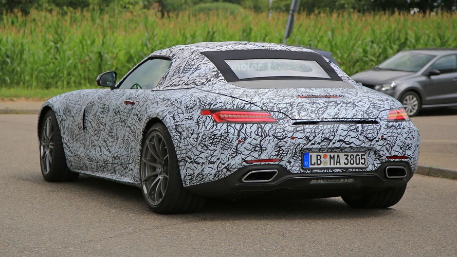 Mercedes-AMG GT C Roadster spy photo