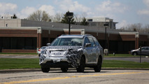 2017 Nissan Pathfinder facelift spy photo