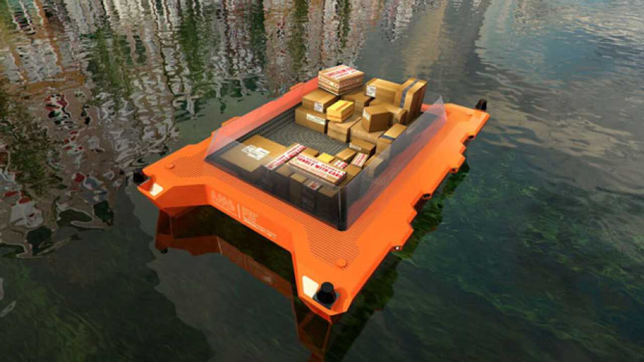 Logistica acquatica a timone autonomo