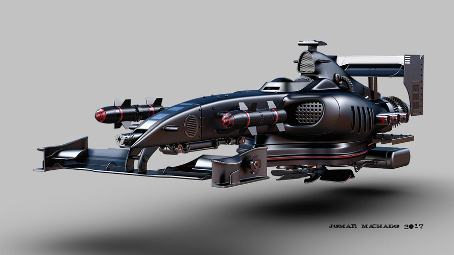Jomar Machado Hovercar Renderings