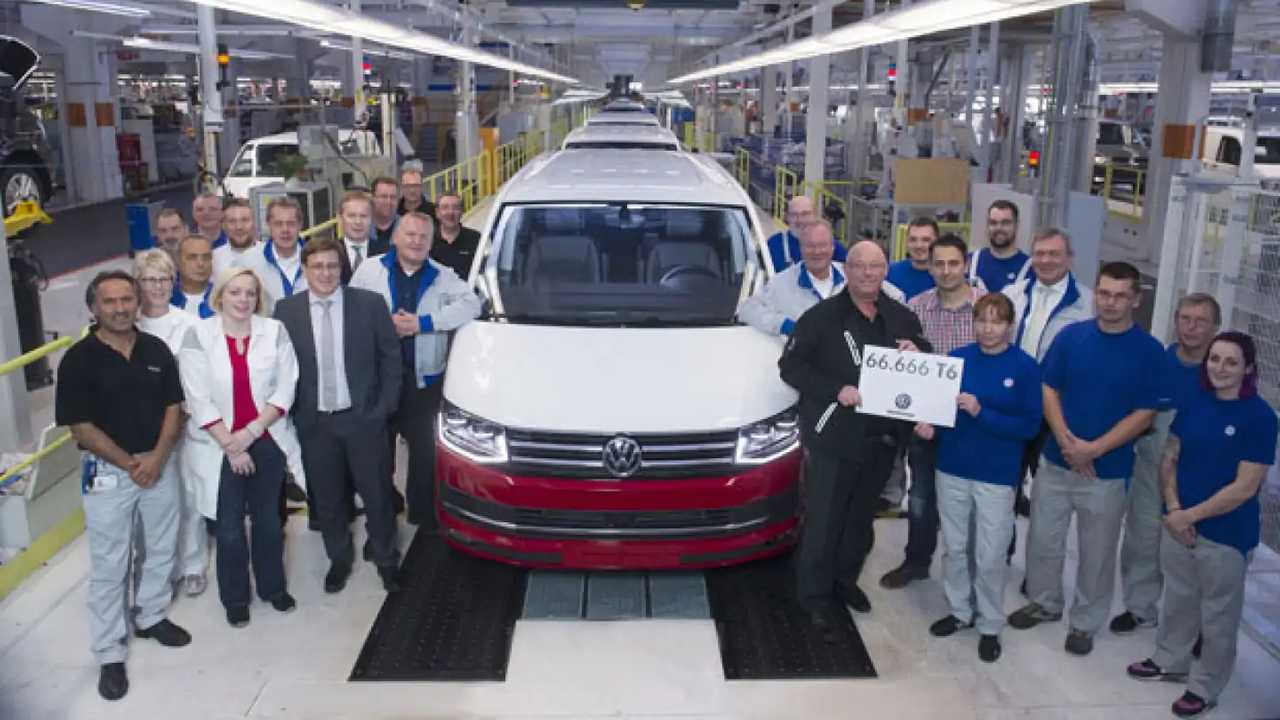 Volkswagen, prodotto il 66.666 T6