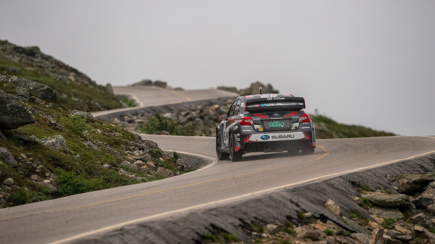 Subaru WRX STI subida al monte Washington