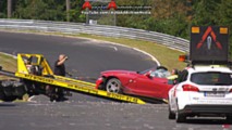 BMW Z4 M Roadster Nürburgring crash