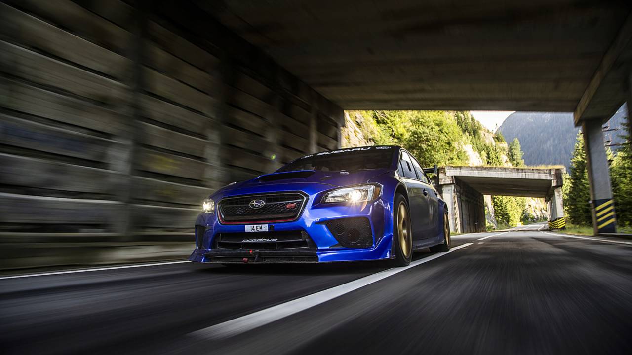 Subaru WRX STI récord en la Transfagarasan