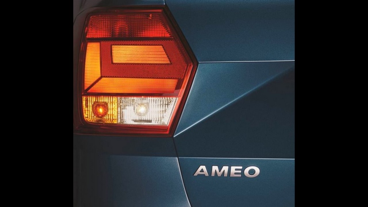 Flagra: Volkswagen Ameo aparece "limpo" pela primeira vez