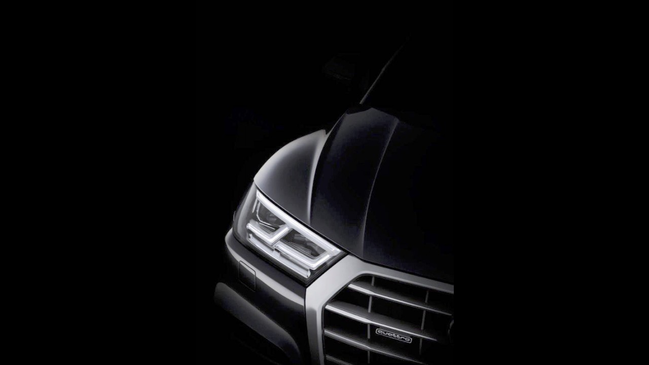 Audi Q5 2017: novos teasers antecipam detalhes da dianteira e interior