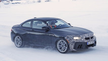 2018 BMW M2 facelift spy shot