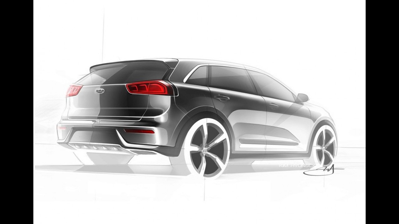 Kia Niro: SUV híbrido que chega em 2016 aparece em primeiros teasers oficiais