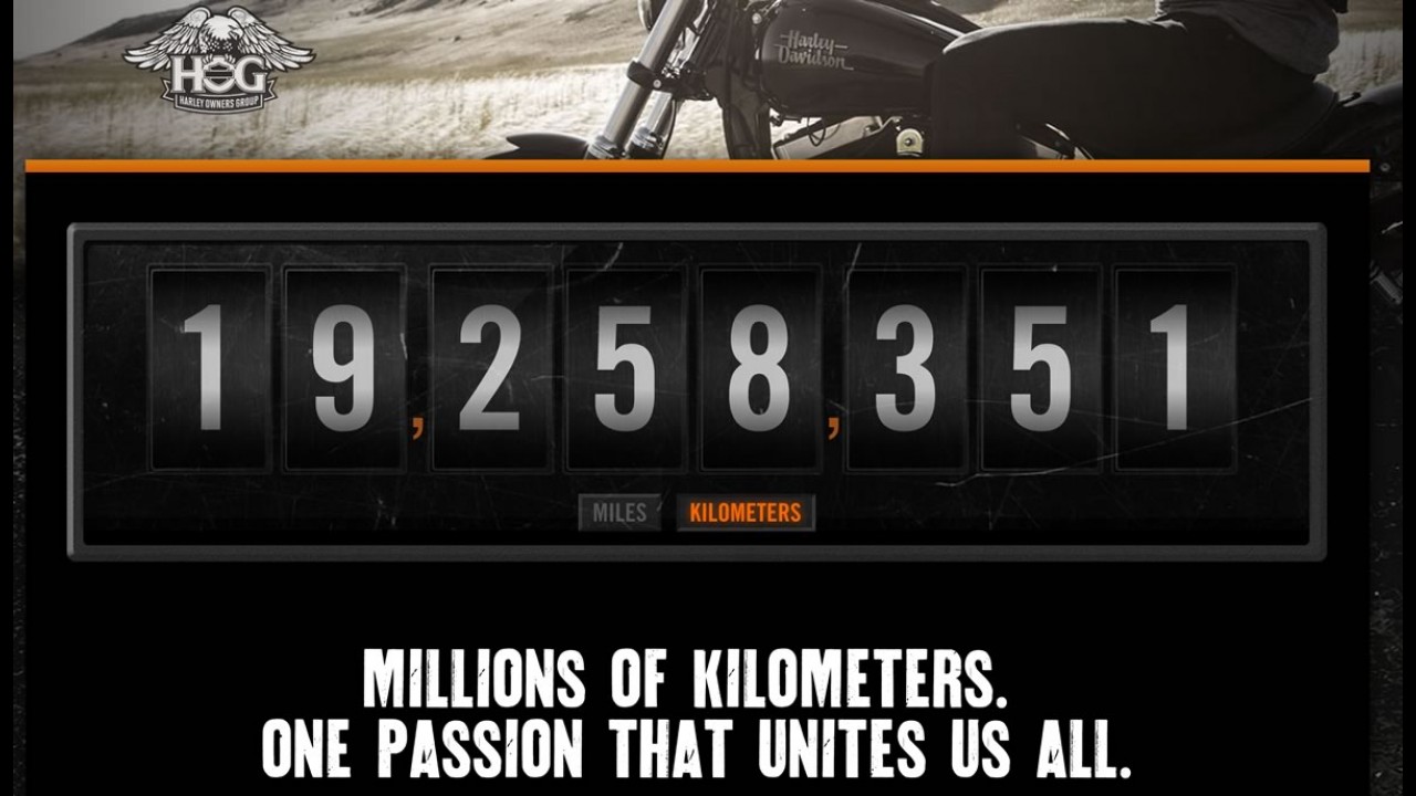 Passeio mundial da Harley-Davidson soma 19 milhões de km rodados