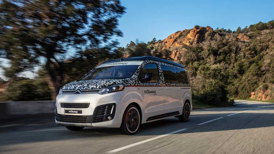 Citroen SpaceTourer'ın renkli tasarıma sahip kamp versiyonunu görün