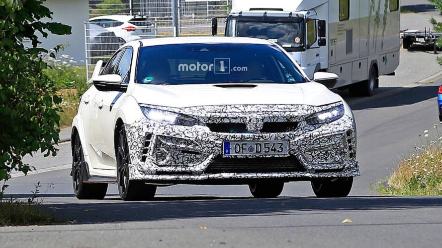Honda Civic Type R Facelift Spy Photos
