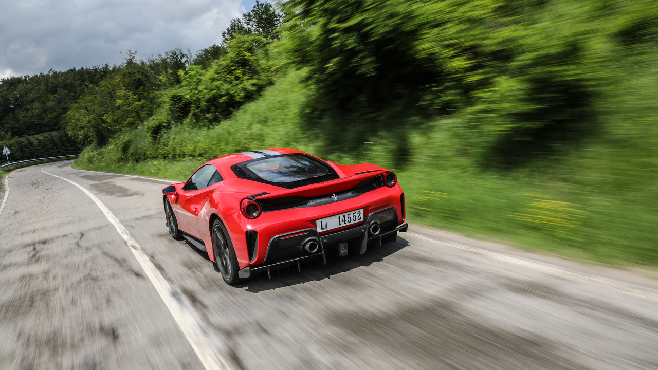 2018 Ferrari 488 Pista at Fiorano proving grounds
