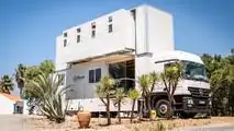 Mercedes Actros Turned Into Rolling 2-Story Hotel