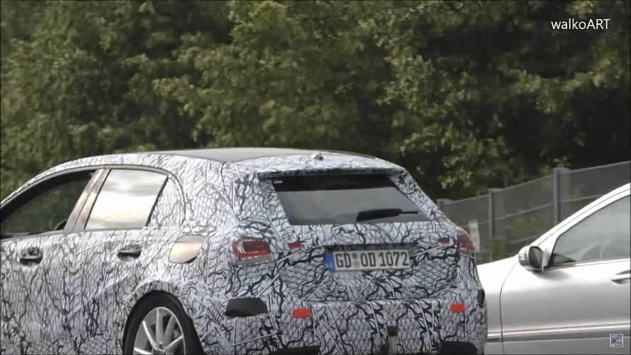 2020 Mercedes GLA screenshot from spy video