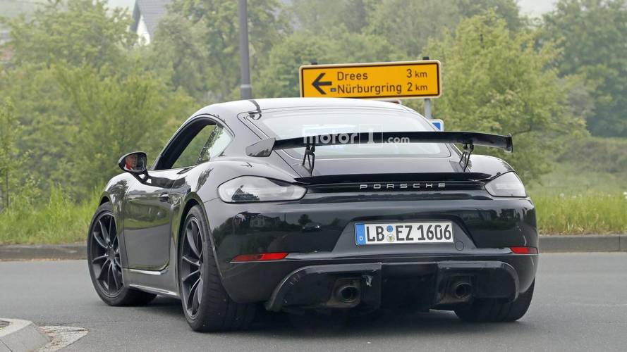 Fotos espía Porsche 718 Cayman GT4 2018