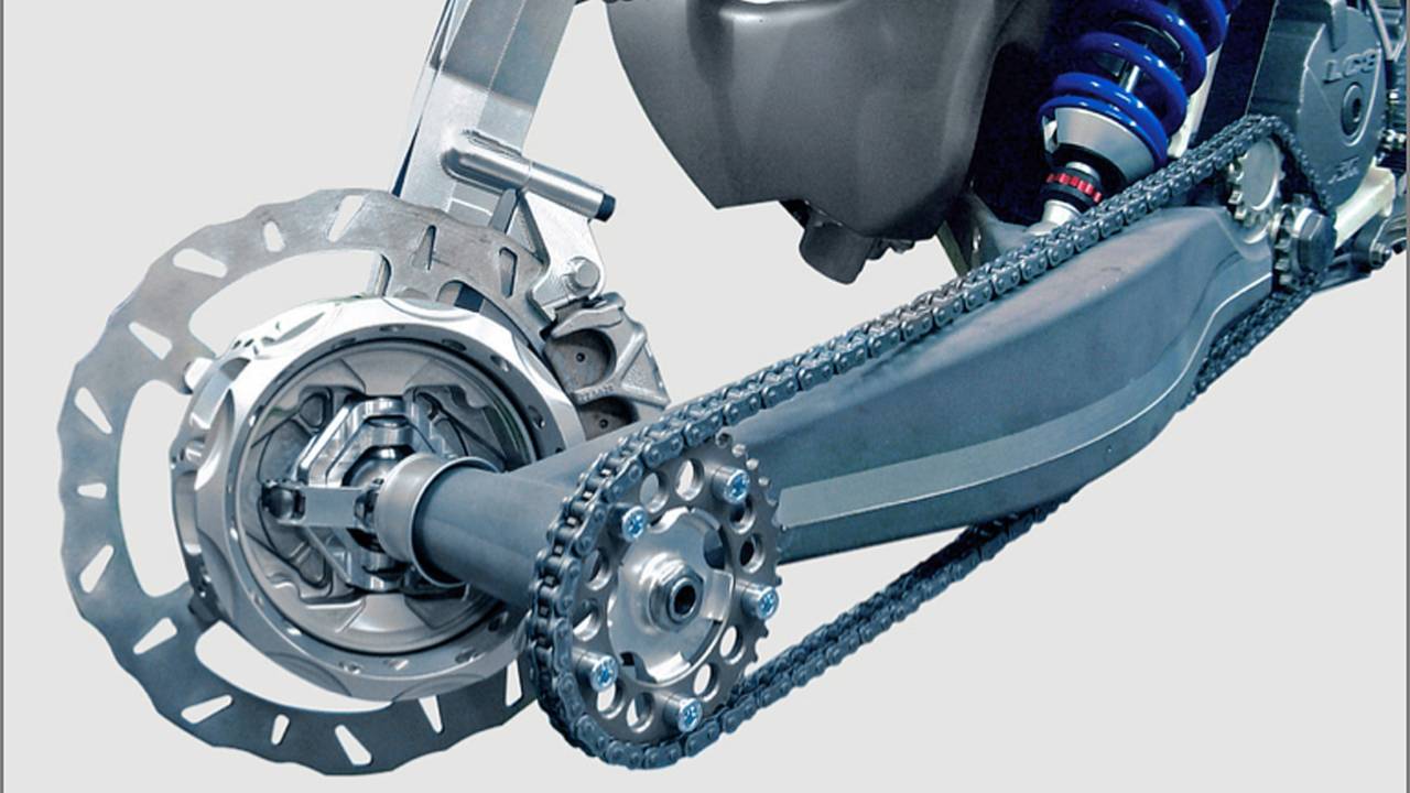 DT-A's powered front-wheel