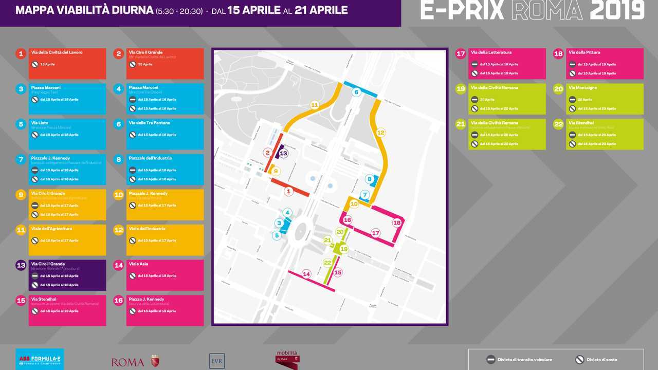 Mappa deviazioni diurne 15 aprile 21 aprile 2019