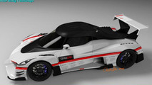 2nd place track category - Group 500's Supercar Body Challenge