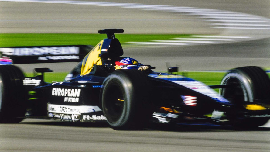 Fernando Alonso at Indy in 2001