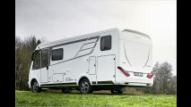 Neue Wohnmobile, neue Wohnwagen
