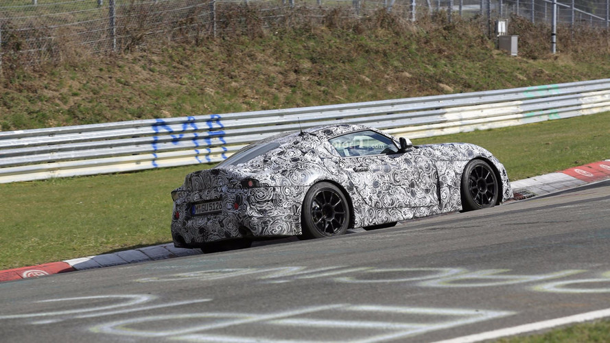 2018 Toyota Supra spied on the 'Ring