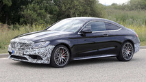 Mercedes-AMG C63 Coupe facelift spy photo