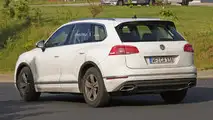 2018 VW Touareg yeni casus fotoğraflar