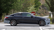2018 Mercedes-AMG C63 Coupe facelift spy image
