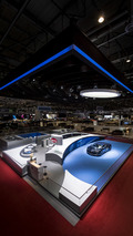 Bugatti stand at the 2017 Geneva Motor Show