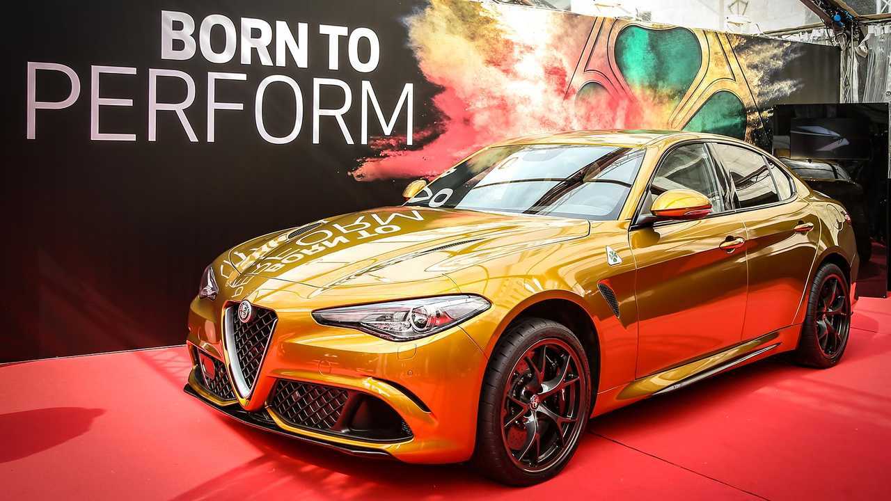 Alfa Romeo Giulia In Heritage Ochre Paint