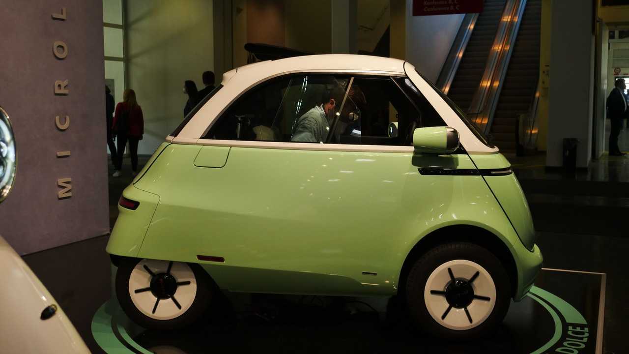 Live photos of Microlino 2.0 from IAA 2021