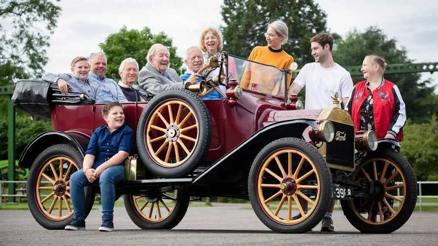 90 Years After Ford Model T, 101YearOld Man Drives Mustang MachE