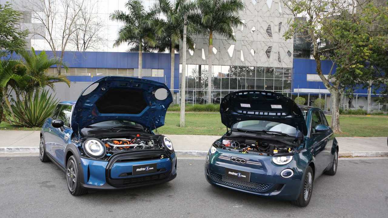 Comparativo: Fiat 500e vs. Mini Cooper SE
