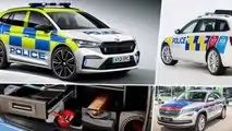 Skoda-Modelle als Polizeifahrzeuge