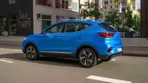 2021 MG ZS EV dynamic driving rear left side