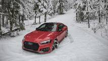 Audi RS5 kış foto çekimi