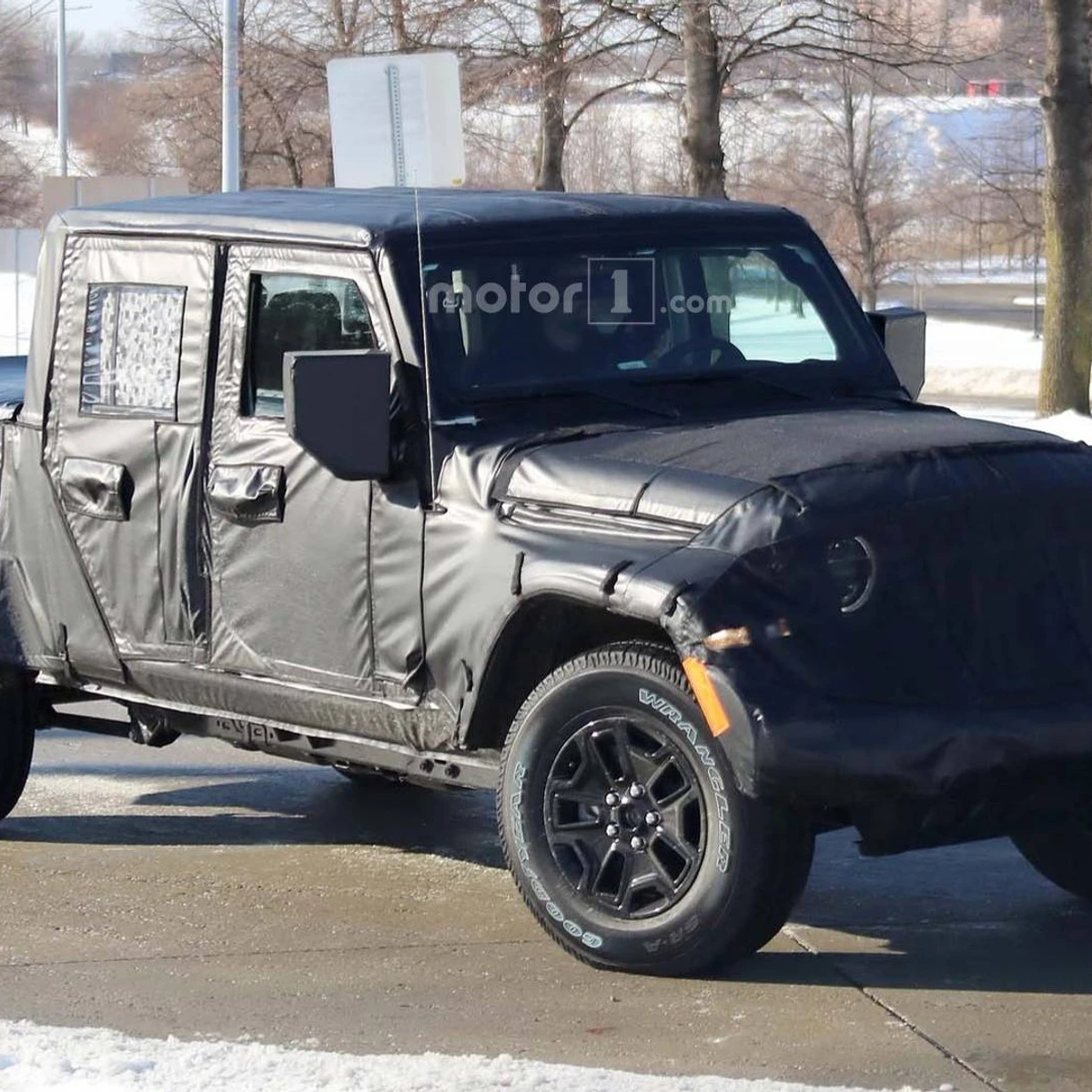 Jeep Scrambler Pickup Spied On The Streets Near Fca Hq