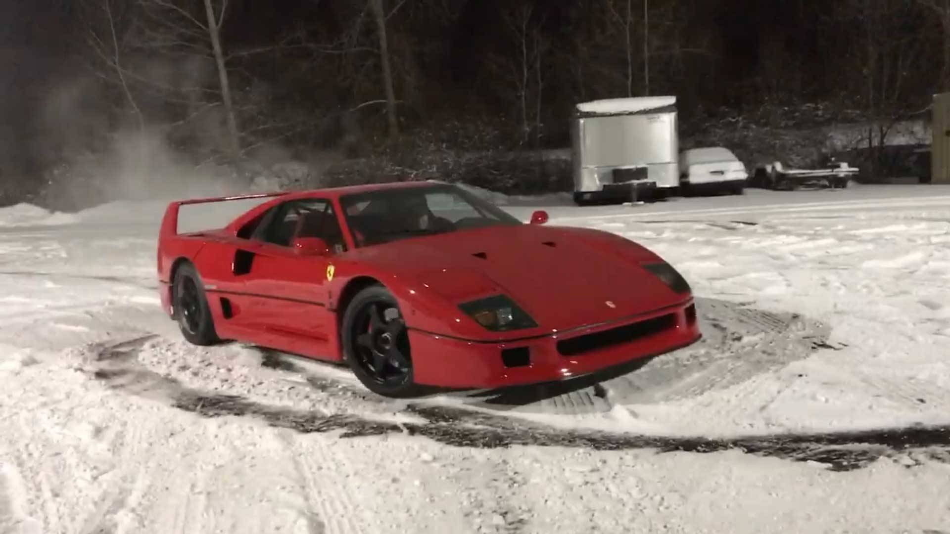 watching a ferrari f40