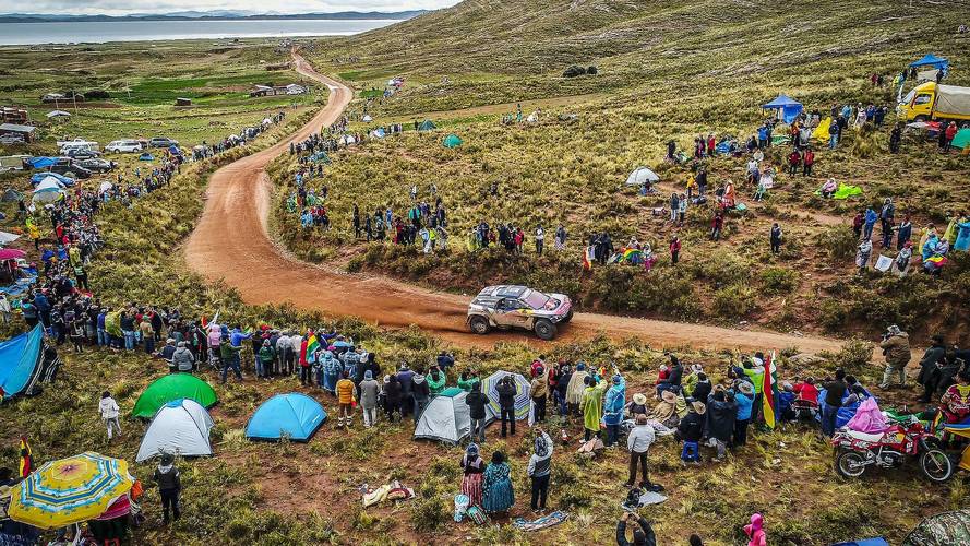 Carlos Sainz, en el Dakar 2018