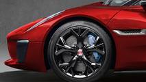 Jaguar C-X75 Cabrio Rendering
